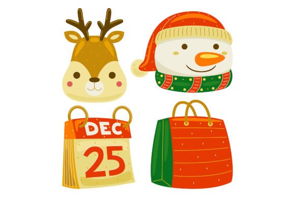 Explore Creative Freedom with Christmas Vector Pack 06