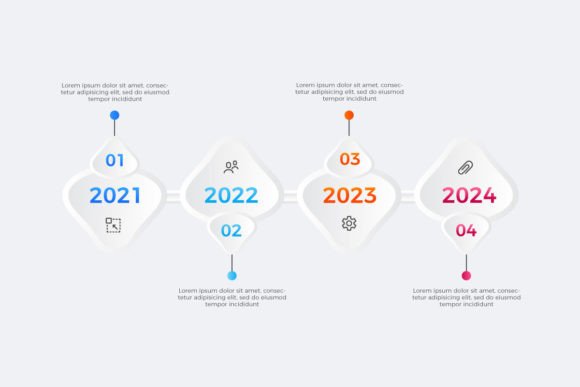 Exploring the Modern Timeline Four Steps Infographics: A Comprehensive Guide