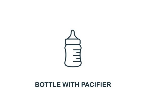 Exploring the Versatility of Bottle with Pacifier Icon in Modern Design