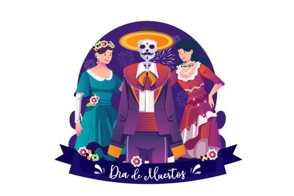 Exploring the Vibrant Dia De Los Muertos Illustration
