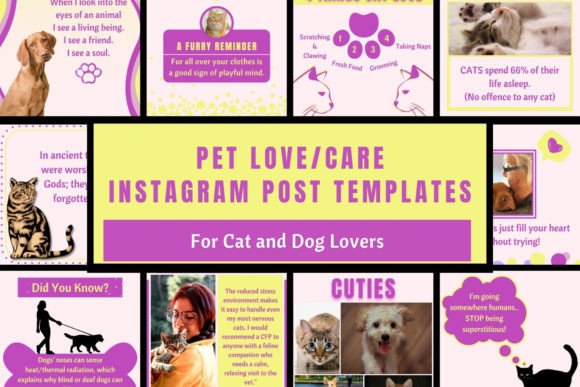 Pets Instagram Post Canva Templates: A Perfect Blend of Creativity and Convenience