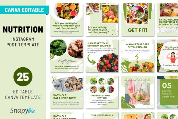 Transform Your Instagram with Nutrition Templates