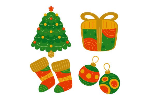 Unlock Your Creative Potential with Christmas Vector Pack 01